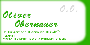 oliver obernauer business card